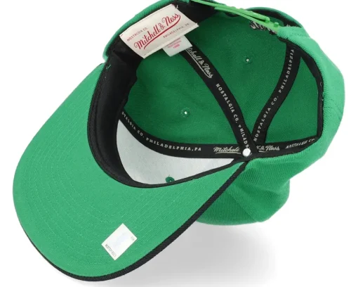 Boston Celtics Team Two Tone 2.0 Green/Black Snapback - Mitchell & Ness