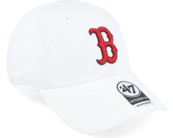 Boston Red Sox Boston Red Sox 2 Tone Clean Up White Adjustable - 47 Brand