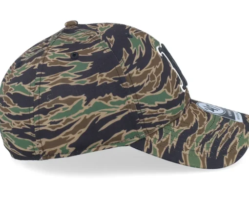 Boston Red Sox Drop Zone Mvp Tiger Camo Adjustable - 47 Brand