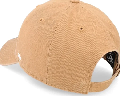 Boston Red Sox Mlb Clean Up Camel Dad Cap - 47 Brand