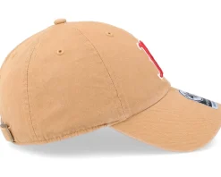 Boston Red Sox Mlb Clean Up Camel Dad Cap - 47 Brand