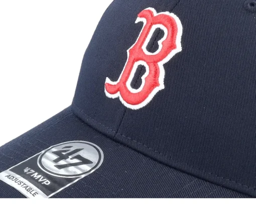 Boston Red Sox Raised Basic Mvp Navy Adjustable - 47 Brand