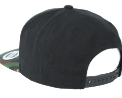 Brand Brown Black/Camo Snapback - Rave