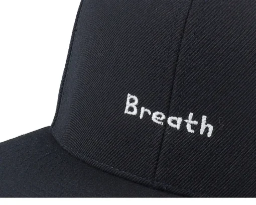 Breath Black Snapback - Fair