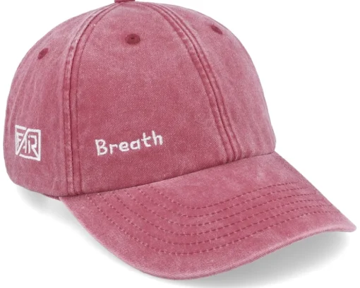Breath Side Logo Washed Green Dad Cap - Fair