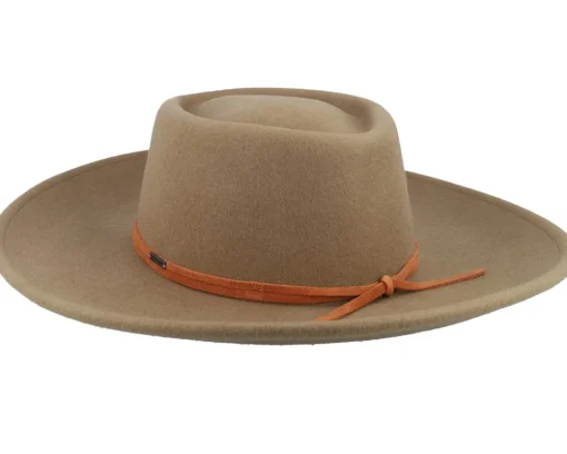 Brenton Convertabrim Tobacco Brown Fedora - Brixton