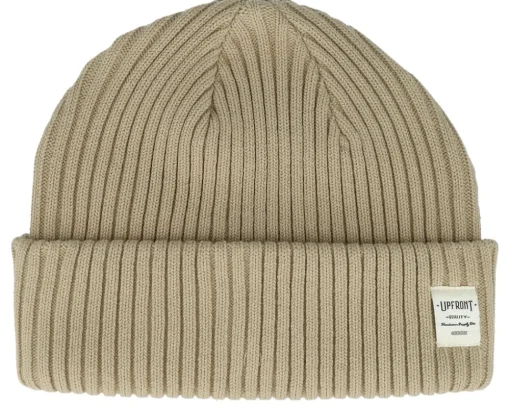 Bridge Beanie Khaki Cuff - Upfront