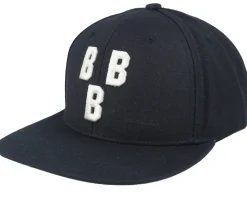 Brim Black Barons Nl Archive 400 Black Snapback - American Needle