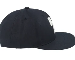 Brim Black Barons Nl Archive 400 Black Snapback - American Needle
