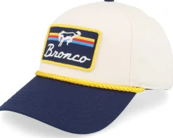 Bronco Roscoe Ivory/Navy A-Frame Adjustable - American Needle