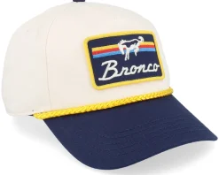 Bronco Roscoe Ivory/Navy A-Frame Adjustable - American Needle