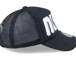 Brooklyn Nets Billboard Black Trucker - Mitchell & Ness