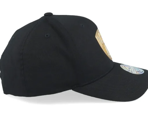 Brooklyn Nets Metallic Weald Black Adjustable - Mitchell & Ness