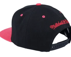 Brooklyn Nets Tone Santa Ana 2 Black/Pink Snapback - Mitchell & Ness