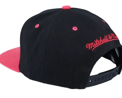 Brooklyn Nets Tone Santa Ana 2 Black/Pink Snapback - Mitchell & Ness