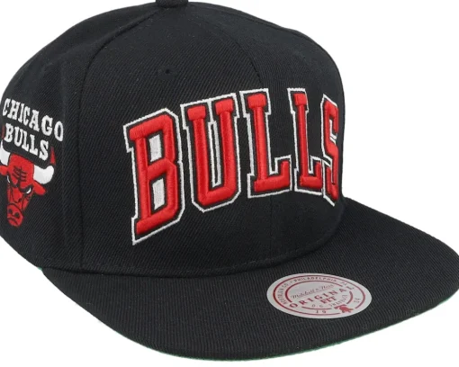 Brooklyn Nets Triple Play Black Snapback - Mitchell & Ness