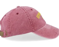 Brooklyn Washed Red Dad Cap - Iconic
