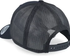 Brown Deer Shield Patch Black Trucker - Wild Spirit