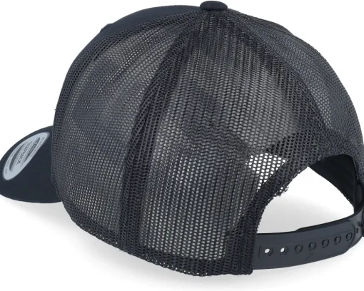 Brown Deer Shield Patch Black Trucker - Wild Spirit
