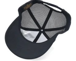 Brown Deer Shield Patch Black Trucker - Wild Spirit