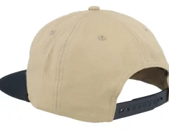 Brown Deer Shield Patch Khaki/Black Rope Snapback - Wild Spirit