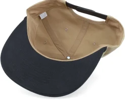 Brown Deer Shield Patch Khaki/Black Rope Snapback - Wild Spirit