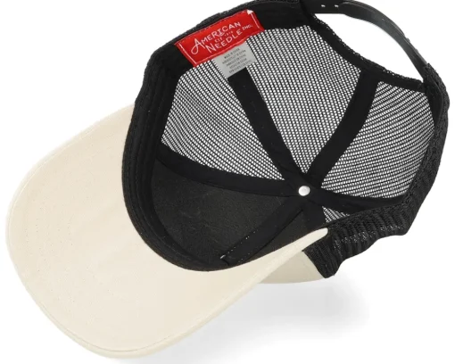 Brush Twill Valin Stone/Black Trucker - American Needle