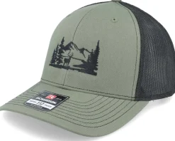 Buck Nature Silhouette 112 Split Loden/Black Trucker - Wild Spirit