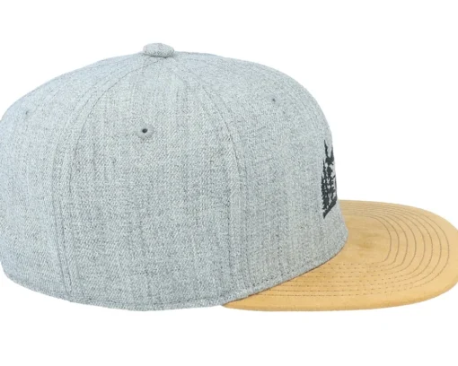 Buck Nature Silhouette Grey/Suede Snapback - Wild Spirit