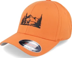 Buck Nature Silhouette Orange Flexfit - Wild Spirit