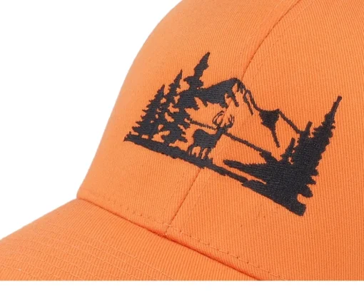 Buck Nature Silhouette Orange Flexfit - Wild Spirit