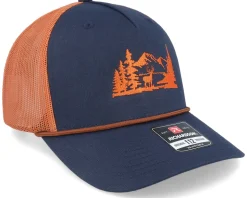 Buck Nature Silhouette Orange/Dark Orange Trucker - Wild Spirit