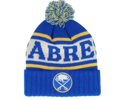 Buffalo Sabres Pillow Line Knit Royal Pom - American Needle