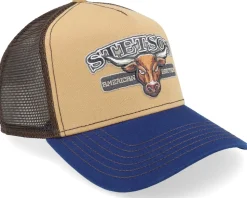Bull Blue/Beige Trucker - Stetson