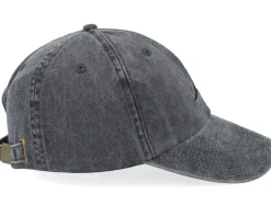 Bullfinch Bird Vintage Washed Black Dad Cap - Iconic