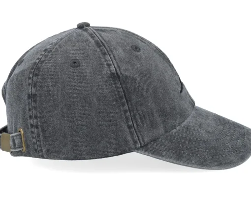 Bullfinch Bird Vintage Washed Black Dad Cap - Iconic