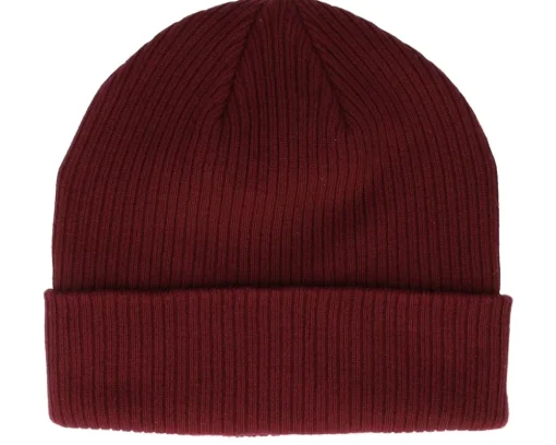 Burgundy Organic Cotton Cuff - Beechfield