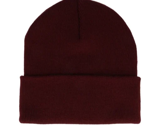 Burgundy Original Patch Cuff - Beechfield