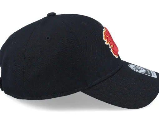 Calgary Flames Mvp Black Adjustable - 47 Brand