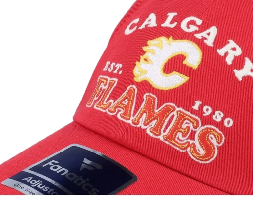 Calgary Flames Unstructured Red Dad Cap - Fanatics