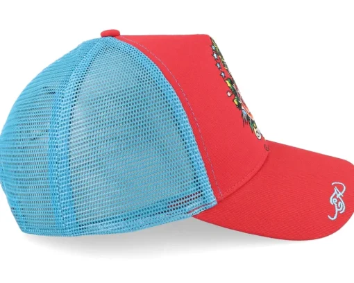California Dreamer Red/Blue Trucker - Ed Hardy