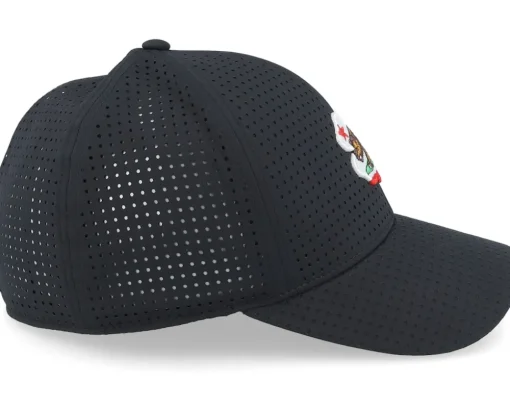 California Perf Black/Cali. Flag Clover Flexfit - Black Clover