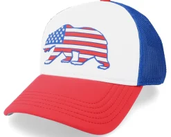 California Riptide Valin Royal/White/Red Trucker - American Needle