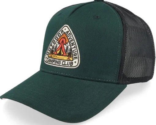 Camping Adventure Dark Forest/Black/Pink Trucker - Wild Spirit