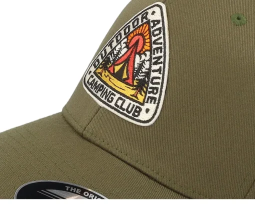 Camping Adventure Olive Flexfit - Wild Spirit