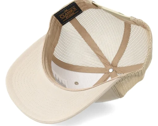 Camping Logo Beige Trucker - Wild Spirit
