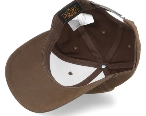 Canada Side Patch Waxed Brown Adjustable - Iconic