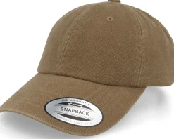 Canvas Dark Olive Dad Cap - Yupoong