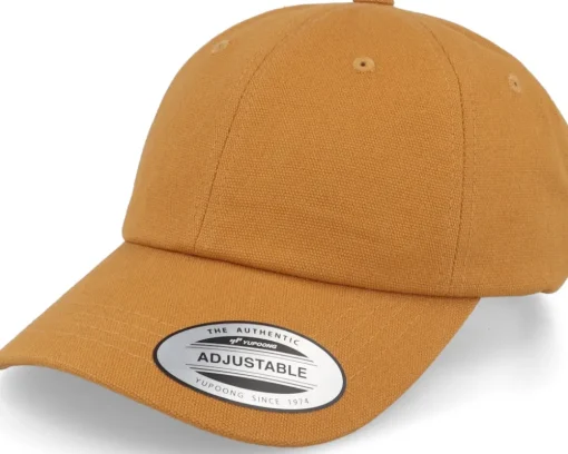Canvas Dark Olive Dad Cap - Yupoong
