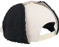 Canvas Flatbrim Beige/Black Earflap - Equip